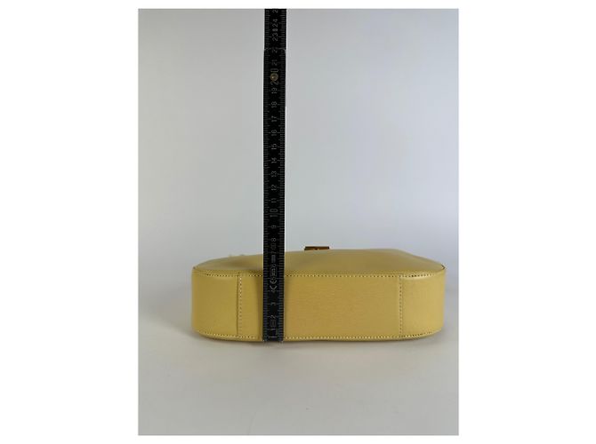 Antigona Vintage Givenchy strukturierte Lederhandtasche mit oberem Griff Cream Yellow Green Beige - Ansicht 11