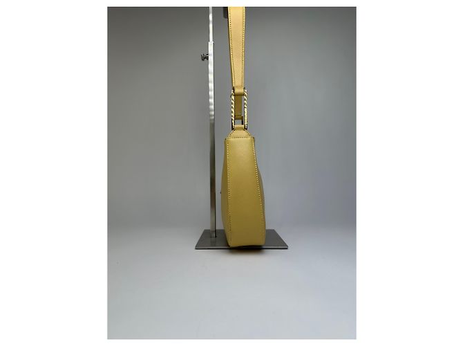 Antigona Vintage Givenchy strukturierte Lederhandtasche mit oberem Griff Cream Yellow Green Beige - Ansicht 5