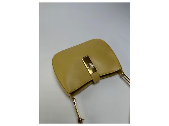 Antigona Vintage Givenchy strukturierte Lederhandtasche mit oberem Griff Cream Yellow Green Beige - Ansicht 6