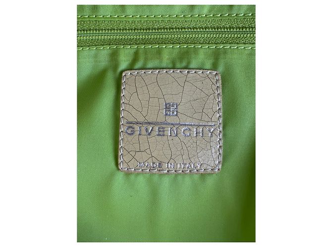 Antigona Vintage Givenchy strukturierte Lederhandtasche mit oberem Griff Cream Yellow Green Beige - Ansicht 8