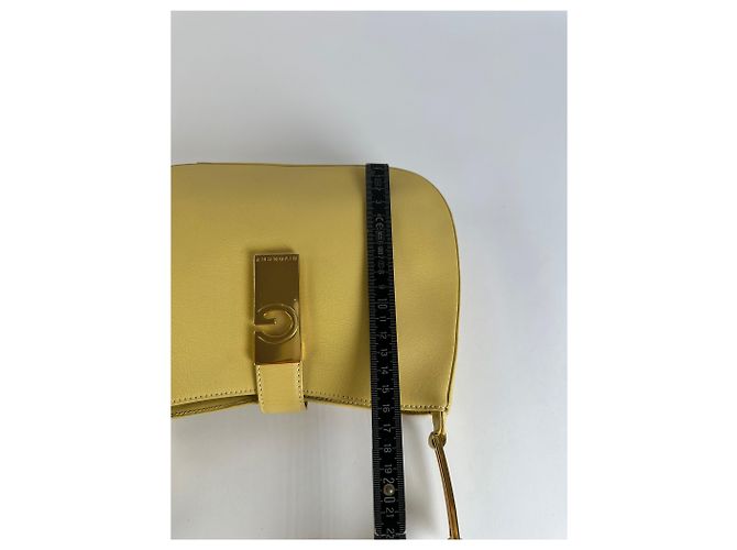 Antigona Vintage Givenchy strukturierte Lederhandtasche mit oberem Griff Cream Yellow Green Beige - Ansicht 9
