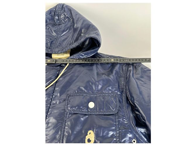 Impermeabile lungo vintage Courreges da uomo, Navy L Blu navy - vista 10