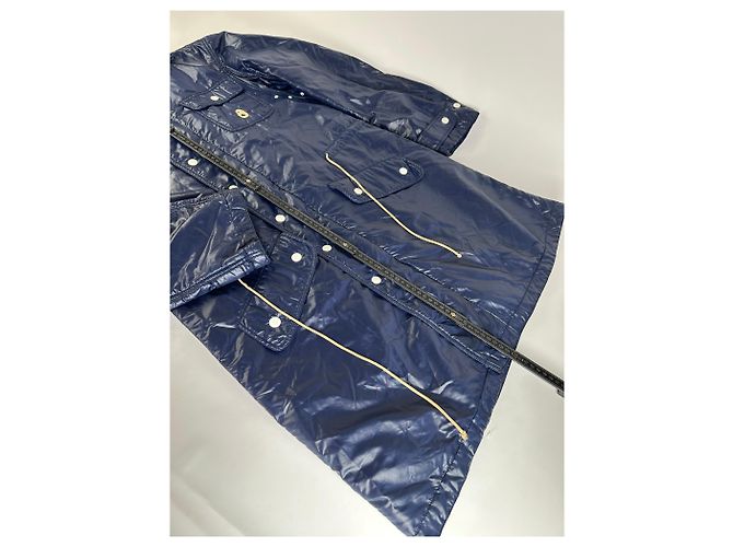 Impermeabile lungo vintage Courreges da uomo, Navy L Blu navy - vista 8