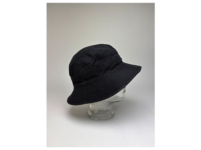 Cappello Bucket Vintage Courreges in misto cotone Navy L Blu navy - vista 3