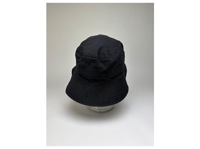 Cappello Bucket Vintage Courreges in misto cotone Navy L Blu navy - vista 8