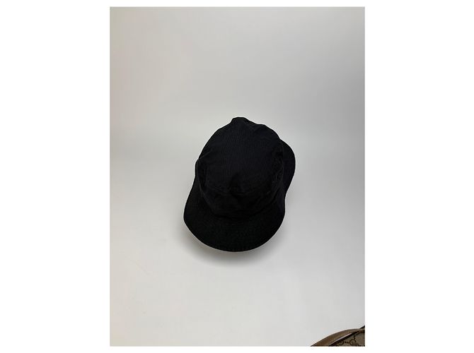 Cappello Bucket Vintage Courreges in misto cotone Navy L Blu navy - vista 9