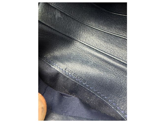 Vintage Dior Grained Leather Wallet Beige - view 7
