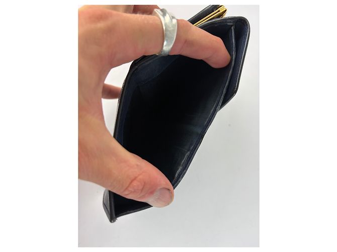 Vintage Dior Grained Leather Wallet Beige - view 8