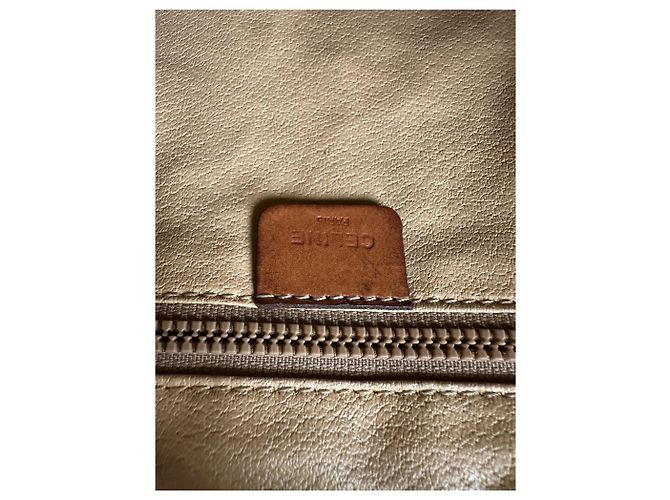 Céline Pouch con zip Vintage Celine Monogram Canvas Brown Tan Marrone - vista 5