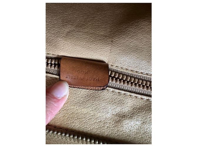 Céline Pouch con zip Vintage Celine Monogram Canvas Brown Tan Marrone - vista 7