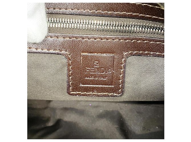 Borsa a secchiello Fendi Zucca Mamma Marrone - vista 5
