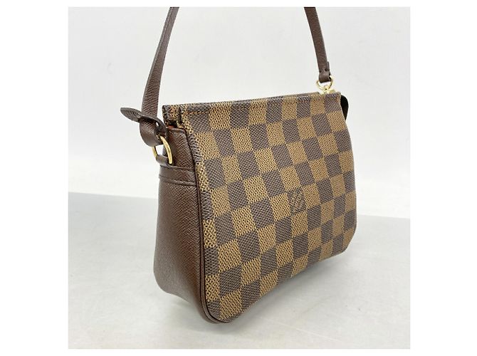 Louis Vuitton Damier Trousse Makeup Bag/Pouch N51982 Ebene Damier ebene - vista 2