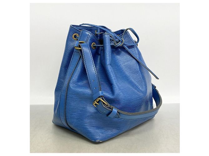 Noe Borsa a tracolla Louis Vuitton Epi Petit Noé Blu - vista 2