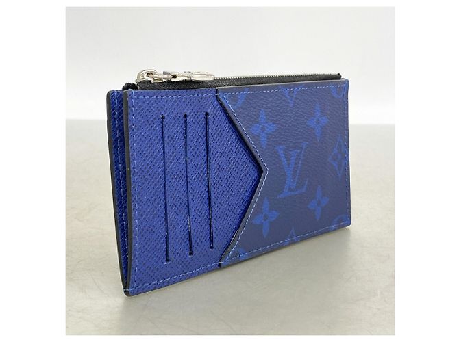 Portacarte e monete Louis Vuitton Taigarama Blu - vista 2