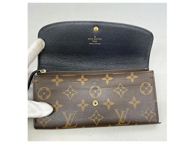 Louis Vuitton Monogram Reverse Portefeuille Emilie Long Wallet Braun - Ansicht 10