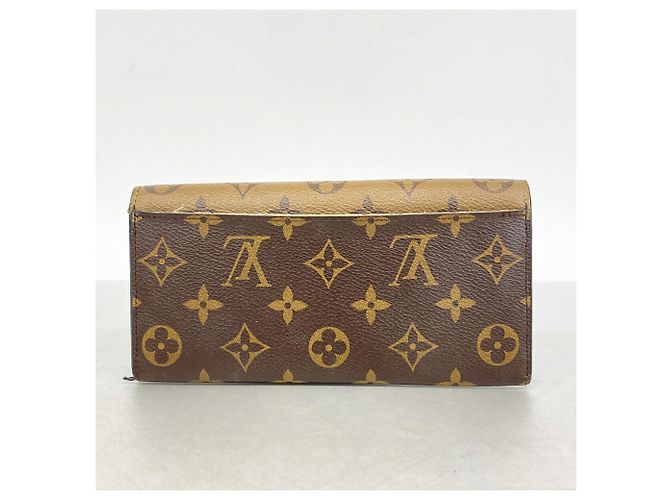 Louis Vuitton Monogram Reverse Portefeuille Emilie Long Wallet Braun - Ansicht 11