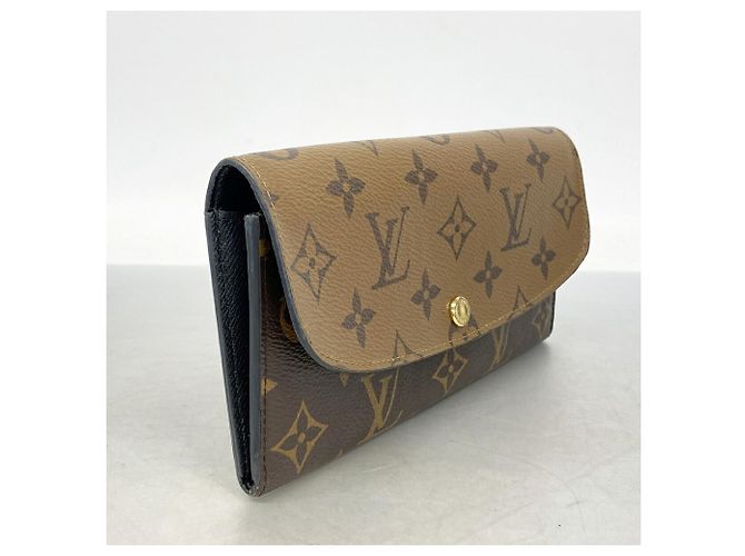 Louis Vuitton Monogram Reverse Portefeuille Emilie Long Wallet Braun - Ansicht 2