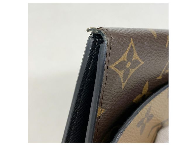 Louis Vuitton Monogram Reverse Portefeuille Emilie Long Wallet Braun - Ansicht 5