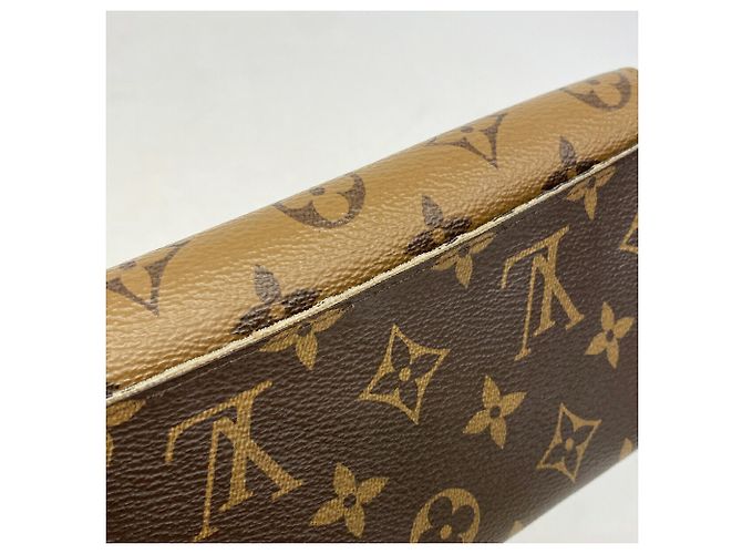 Louis Vuitton Monogram Reverse Portefeuille Emilie Long Wallet Braun - Ansicht 8