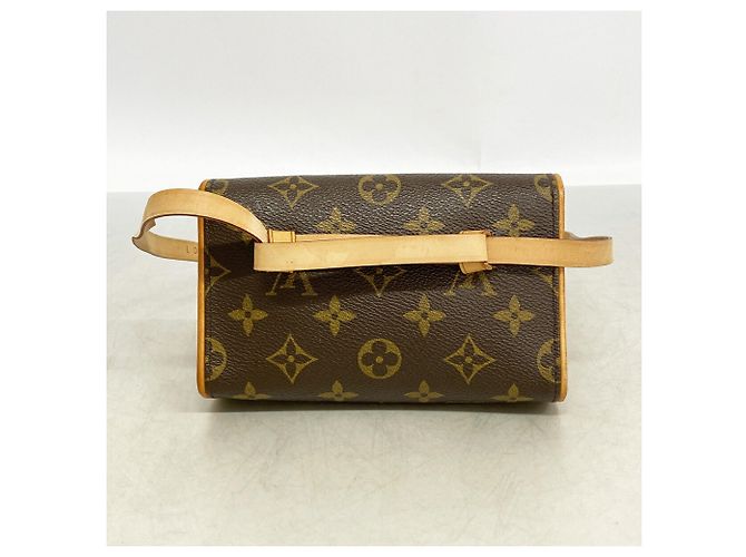 Louis Vuitton Monogram Pochette Florentine Fanny Pack Marrone - vista 10