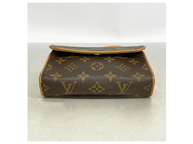 Louis Vuitton Monogram Pochette Florentine Fanny Pack Marrone - vista 3
