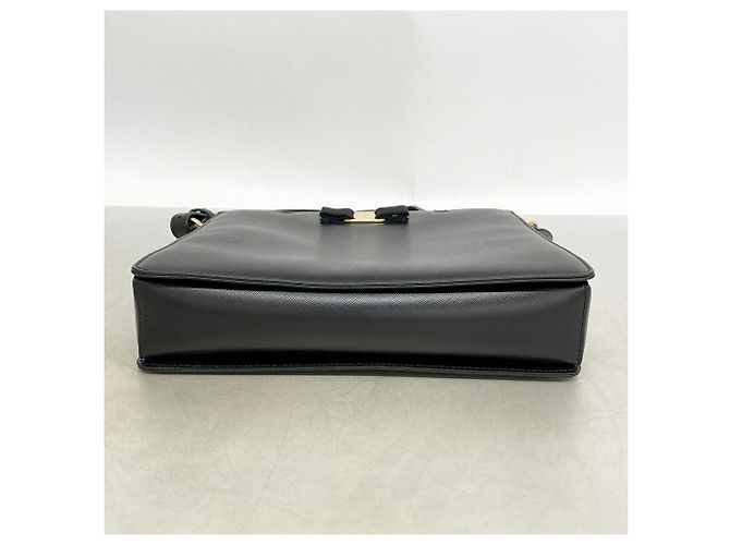 Borsa in pelle Salvatore Ferragamo Vara Nero - vista 3