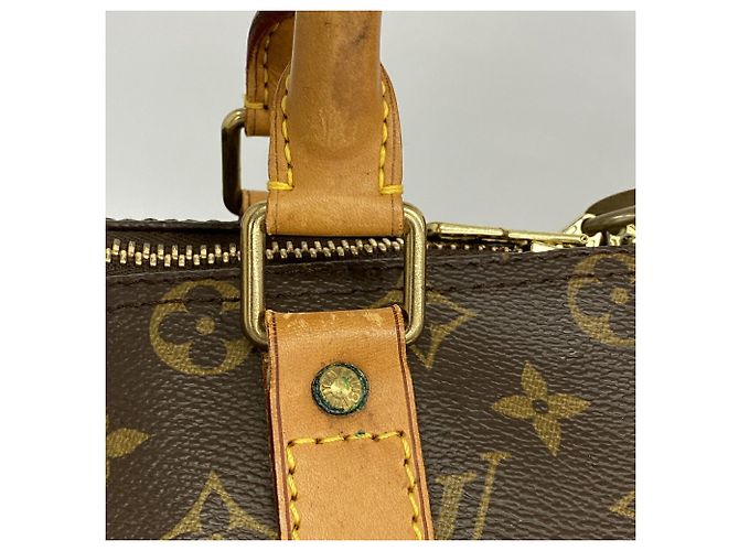 Borsa Boston Louis Vuitton Monogram Keepall 45 Marrone - vista 11