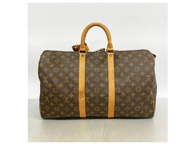 Borsa Boston Louis Vuitton Monogram Keepall 45 Marrone - vista 13