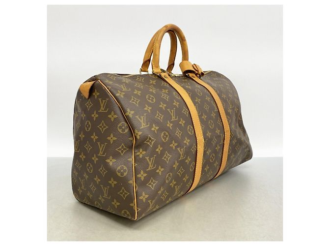 Borsa Boston Louis Vuitton Monogram Keepall 45 Marrone - vista 2