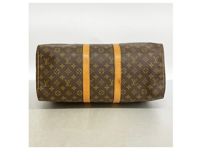 Borsa Boston Louis Vuitton Monogram Keepall 45 Marrone - vista 3
