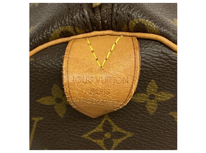 Borsa Boston Louis Vuitton Monogram Keepall 45 Marrone - vista 5