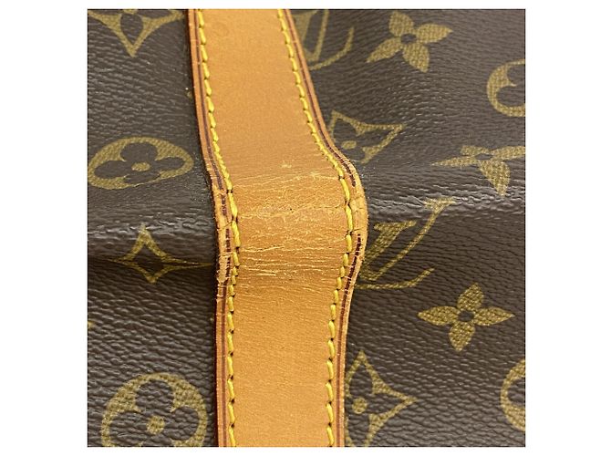 Borsa Boston Louis Vuitton Monogram Keepall 45 Marrone - vista 7