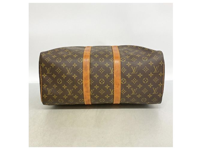 Louis Vuitton Boston Monogram Keepall 45 Castaño - vista 3