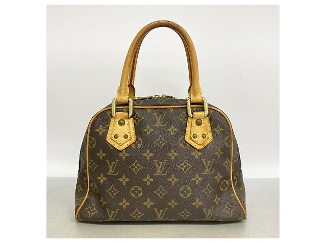 Bolso Louis Vuitton Monogram Manhattan PM Castaño - vista 12