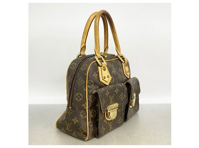 Bolso Louis Vuitton Monogram Manhattan PM Castaño - vista 2