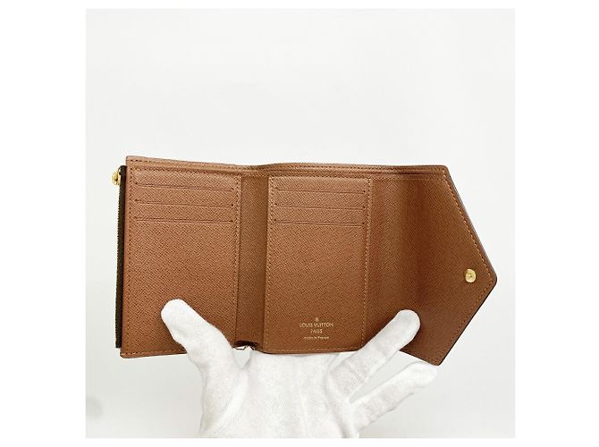 Louis Vuitton Tri-fold Geldbörse Braun - Ansicht 3