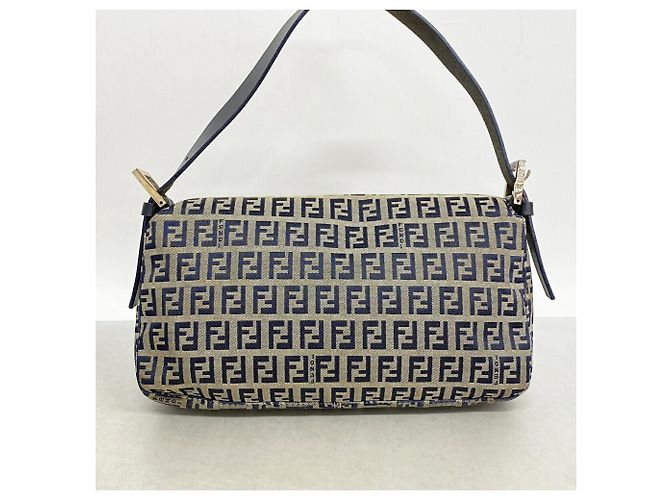 Borsa a secchiello Fendi Zucchino Mamma Blu navy - vista 12