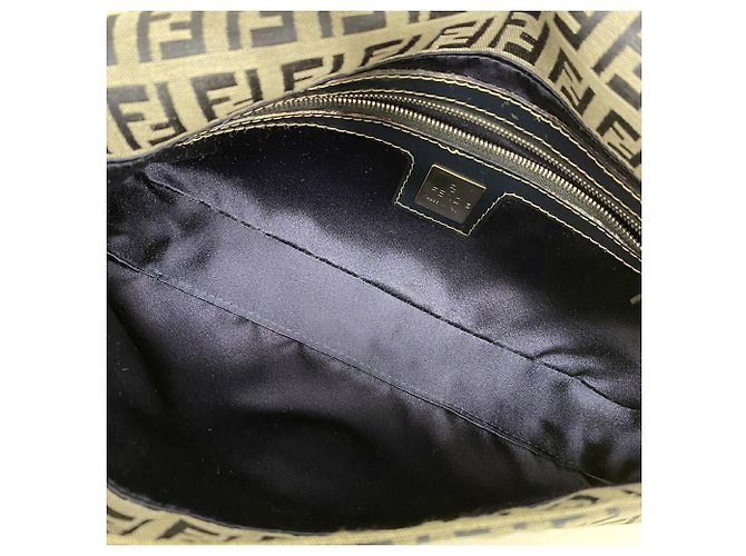 Borsa a secchiello Fendi Zucchino Mamma Blu navy - vista 4