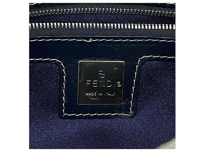 Borsa a secchiello Fendi Zucchino Mamma Blu navy - vista 5