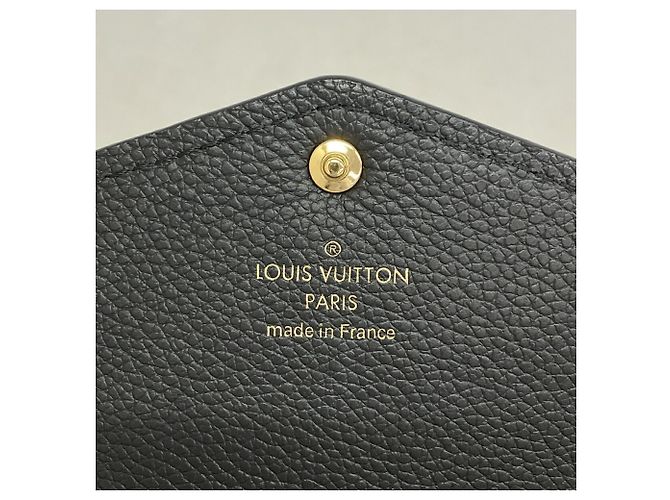 Louis Vuitton Monogram Empreinte Portefeuille Sarah Long Wallet Schwarz - Ansicht 4