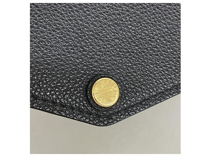 Louis Vuitton Monogram Empreinte Portefeuille Sarah Long Wallet Schwarz - Ansicht 6