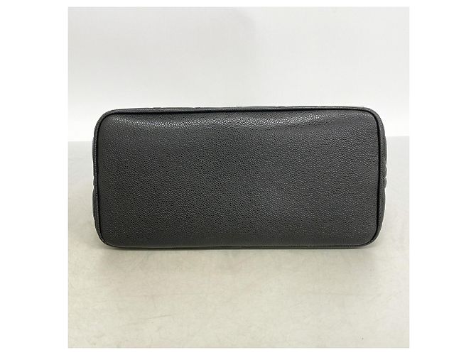 Saco Tote Chanel em couro de bezerro grão preto - vista 4