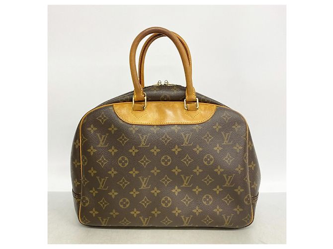 Louis Vuitton Monogram Deauville Handtasche Braun - Ansicht 12