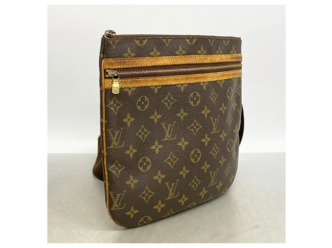 Bolsa de Ombro Louis Vuitton Monogram Pochette Bosphore Marrom - Ansicht 2