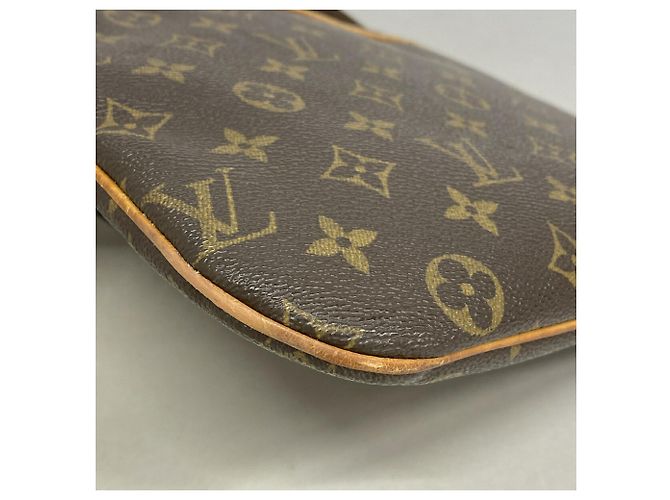 Bolsa de Ombro Louis Vuitton Monogram Pochette Bosphore Marrom - Ansicht 6