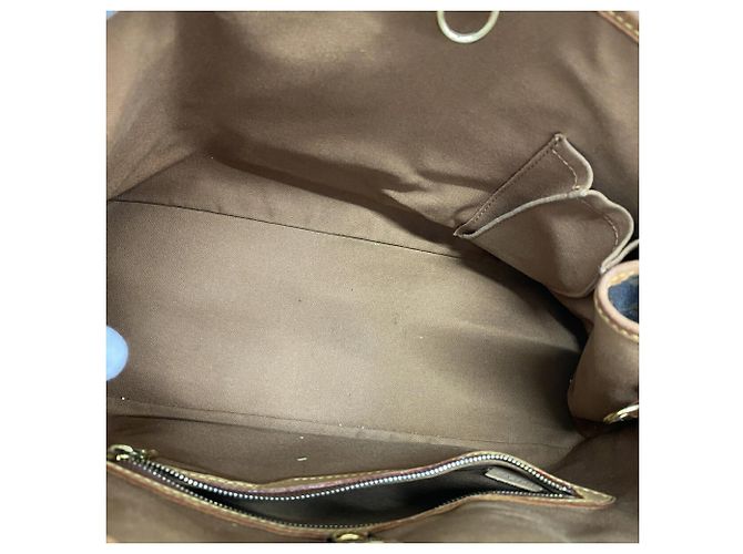 Sac cabas horizontal Louis Vuitton Monogram Batignolles Marron - vue 4