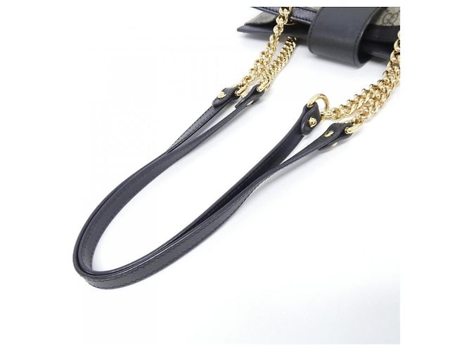 Gucci Padlock Schultertasche Schwarz Beige - Ansicht 6