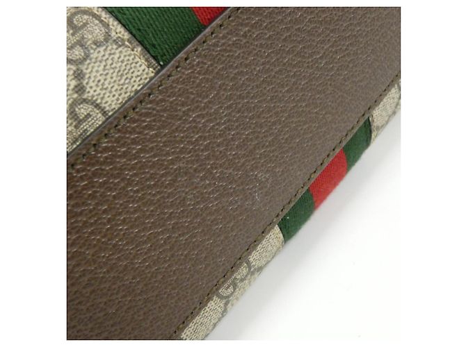 Borsa Gucci Ophidia Marrone Beige - vista 3