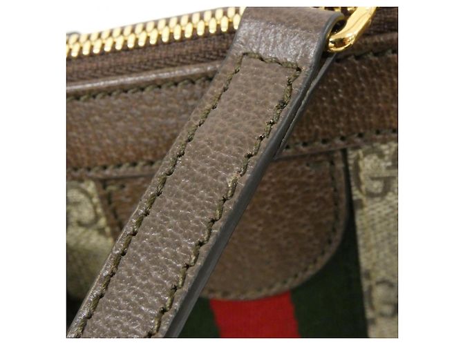 Borsa Gucci Ophidia Marrone Beige - vista 6