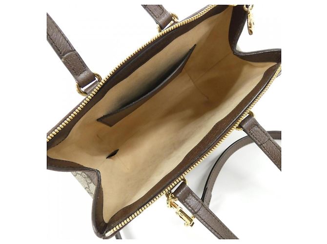 Borsa Gucci Ophidia Marrone Beige - vista 8